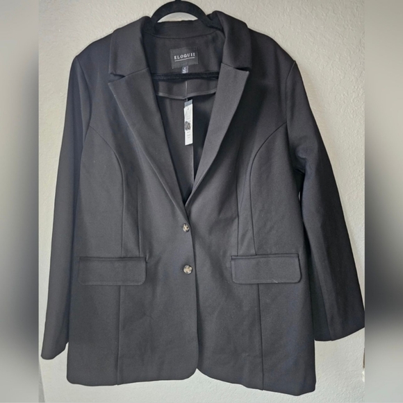 Eloquii Jackets & Blazers - Eloquii Classic Black Suit Jacket